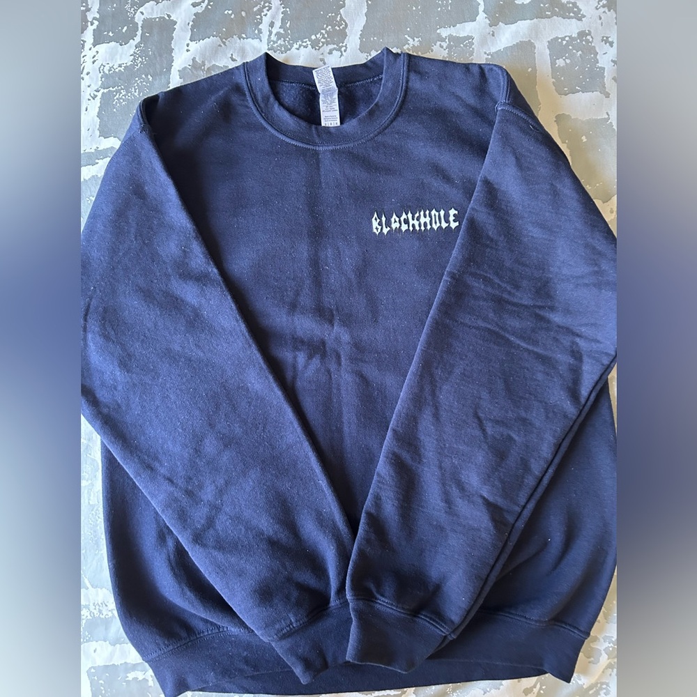 Black hole Skate shop - Men's Navy blue crewneck Sweater 🛹